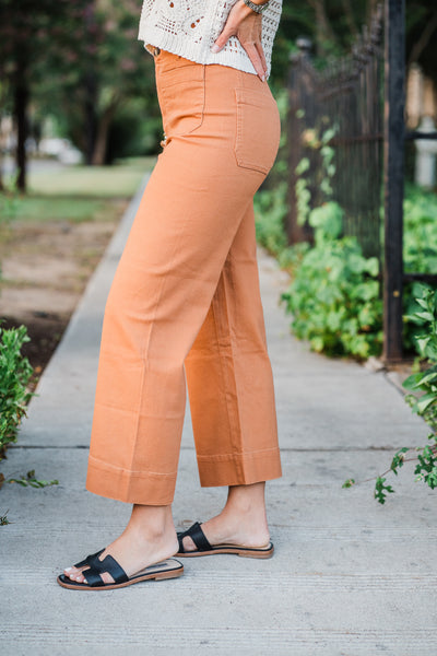 The Ridge Wide Leg Jean – Canyon Clay