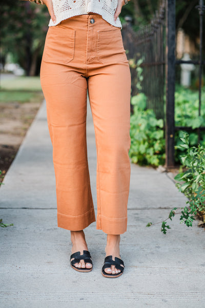 The Ridge Wide Leg Jean – Canyon Clay