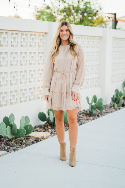 Champagne Mini Dress