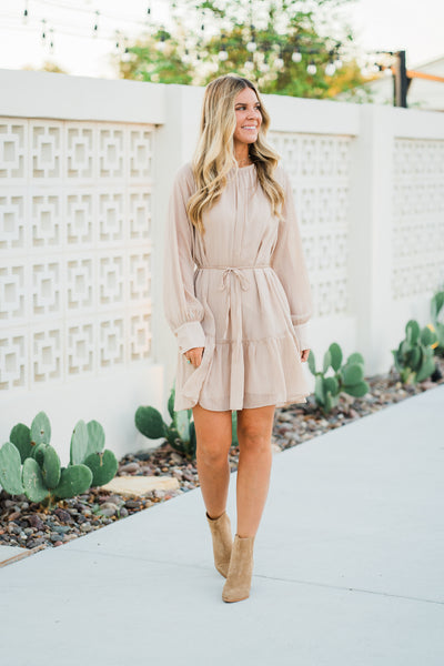 Champagne Mini Dress