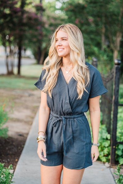 The Ashwood Wrap Romper
