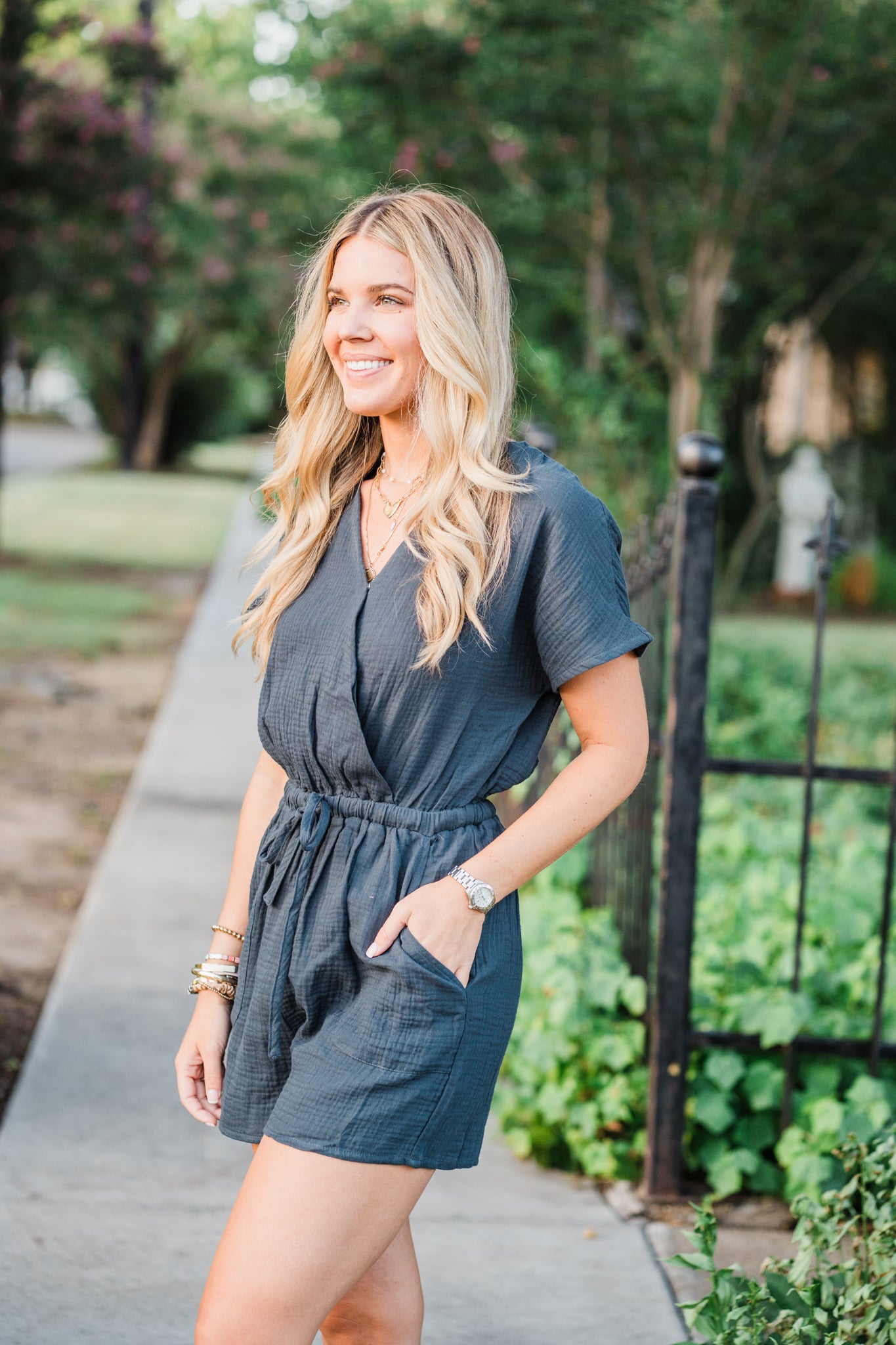 The Ashwood Wrap Romper