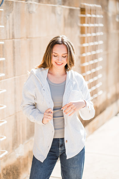 Shyla Jacket- Heather Grey