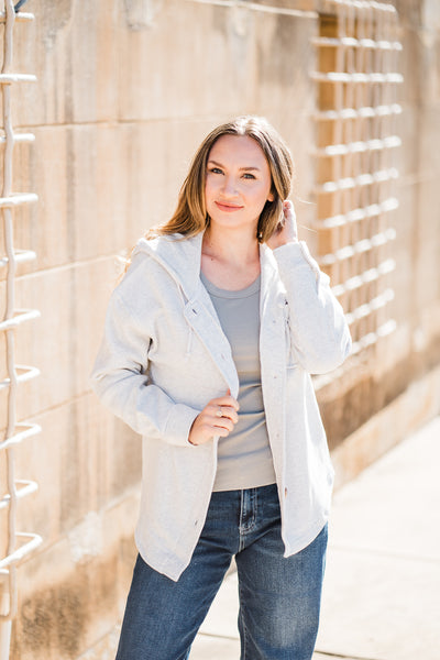 Shyla Jacket- Heather Grey