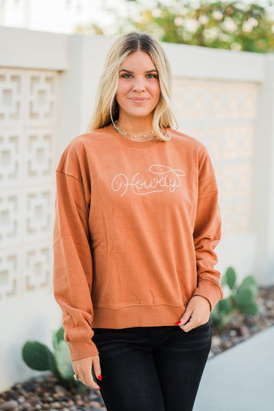 Howdy Knit Sweatshirt