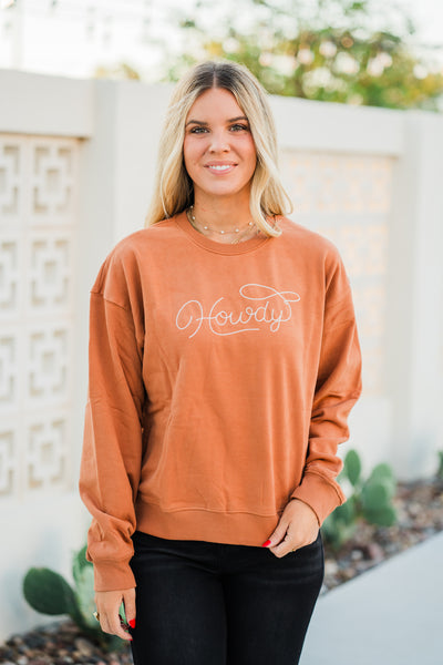 Howdy Knit Sweatshirt