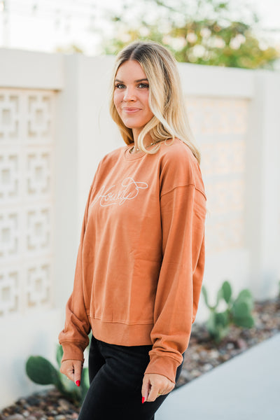 Howdy Knit Sweatshirt