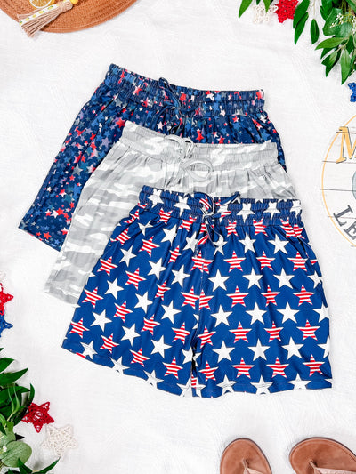 IN STOCK Jamie Shorts - Navy Star Mix