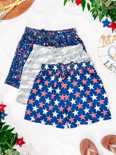IN STOCK Jamie Shorts - Navy Star Mix