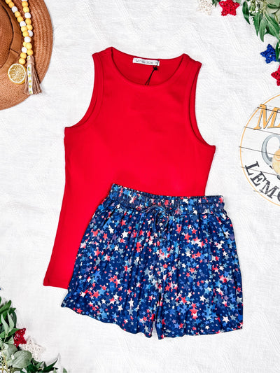 IN STOCK Jamie Shorts - Navy Star Mix