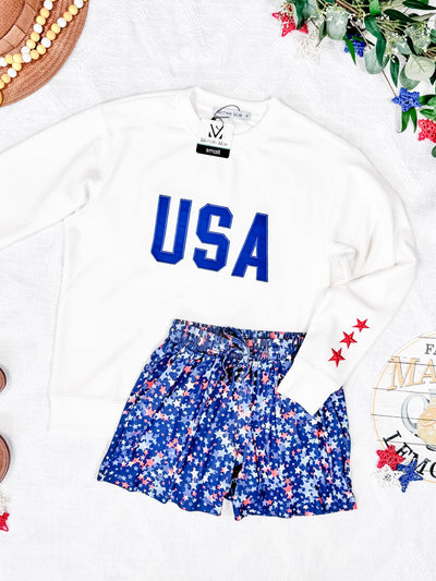 IN STOCK Jamie Shorts - Navy Star Mix