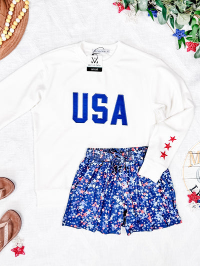 IN STOCK Jamie Shorts - Navy Star Mix