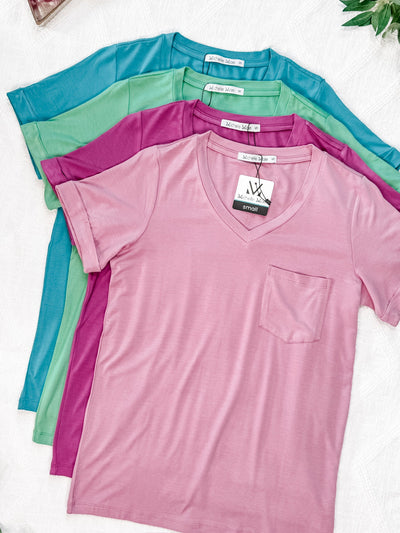 IN STOCK Sophie Pocket Tee - Mint