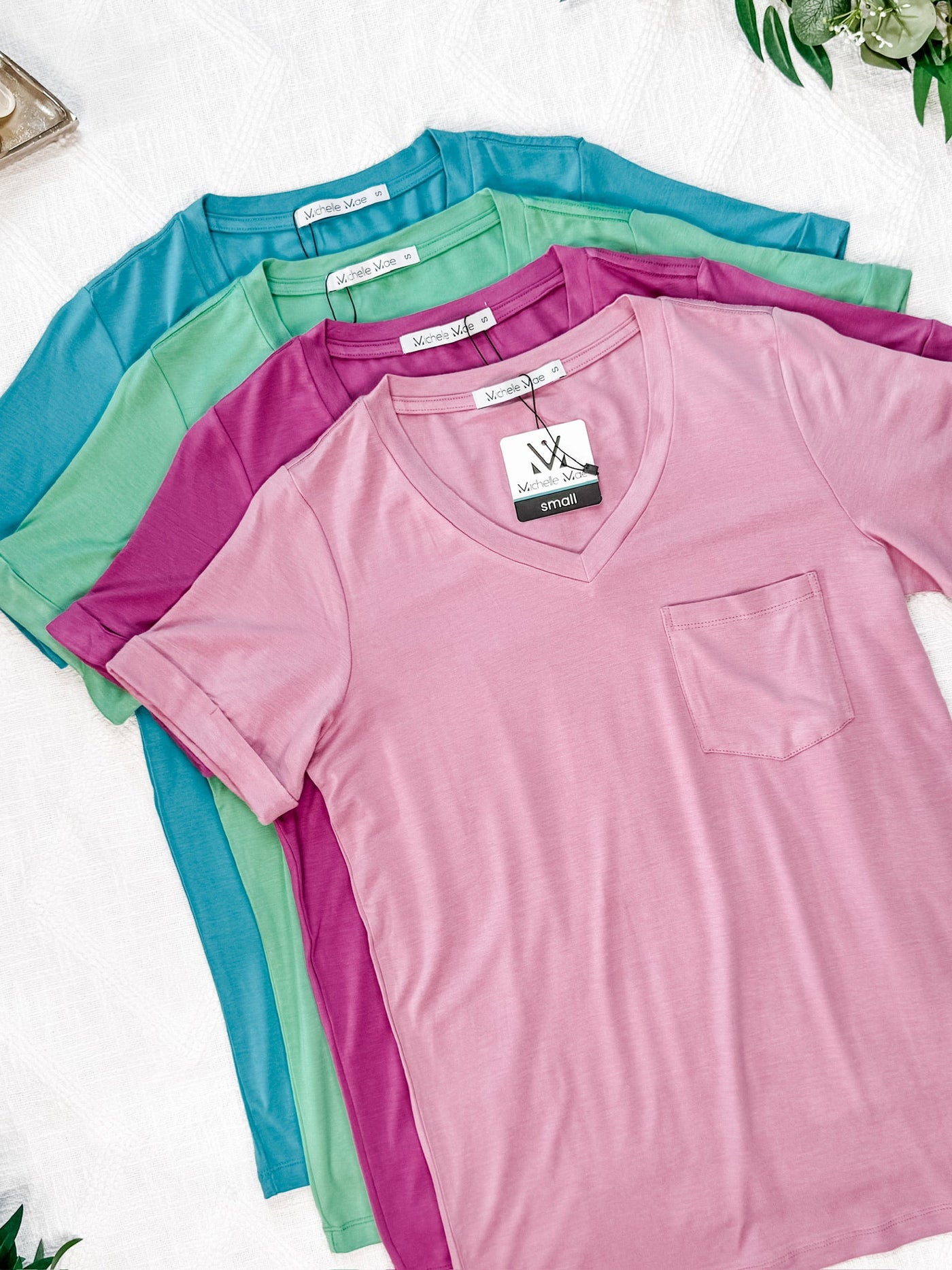 IN STOCK Sophie Pocket Tee - Mint