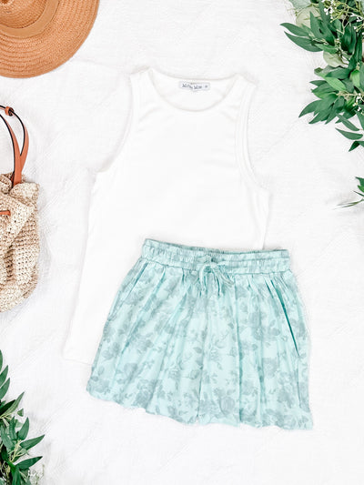 IN STOCK Jamie Shorts - Vintage Mint Floral