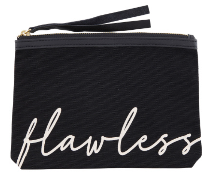 Black Canvas Pouch- Flawless