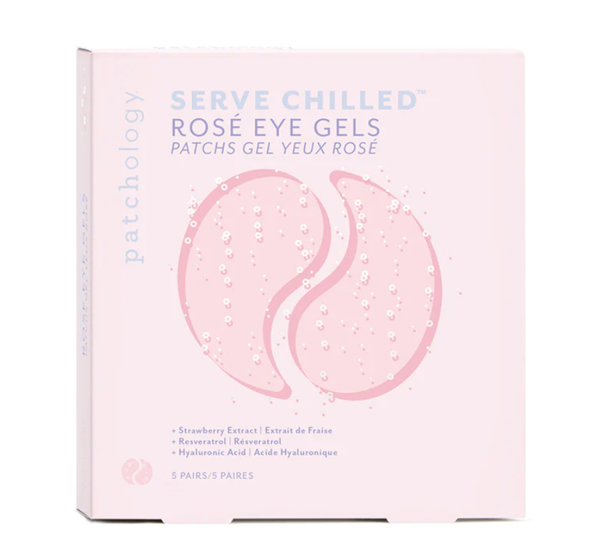 5 Pair Rose Eye Gels