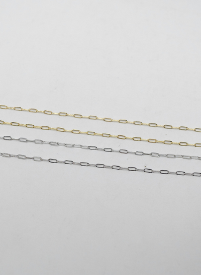 Mini Paperclip Chain Necklace