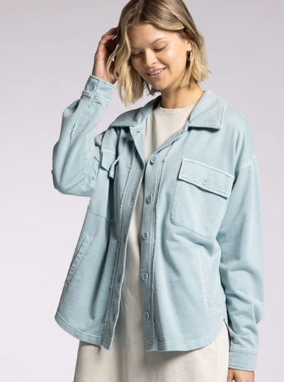 Cyrus Jacket- Blue Mist