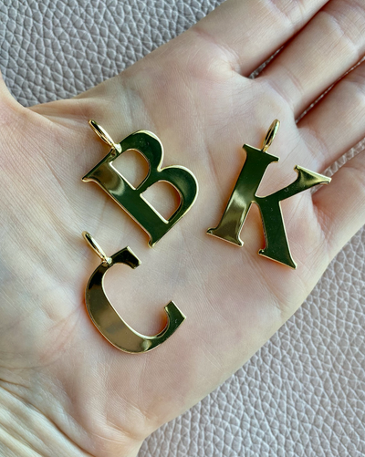 All-American Initial Charm