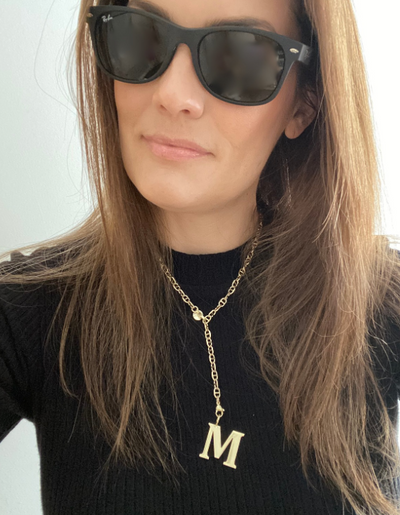 Mia Lariat Necklace - designed for Pendant Charms and Initials