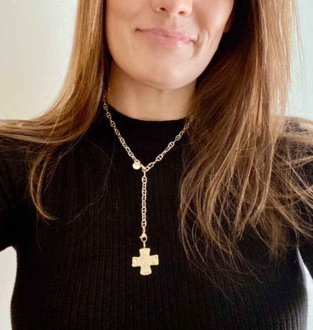 Mia Lariat Necklace - designed for Pendant Charms and Initials