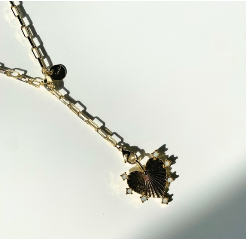 Special Set- Chelsea Double Clasp + Grove Heart Pendant
