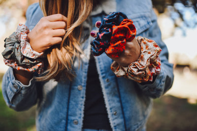 Yeehaw Cowgirl Rodeo Scrunchie Cowgirl Hair Accessory - Stocking Stuffer Gift