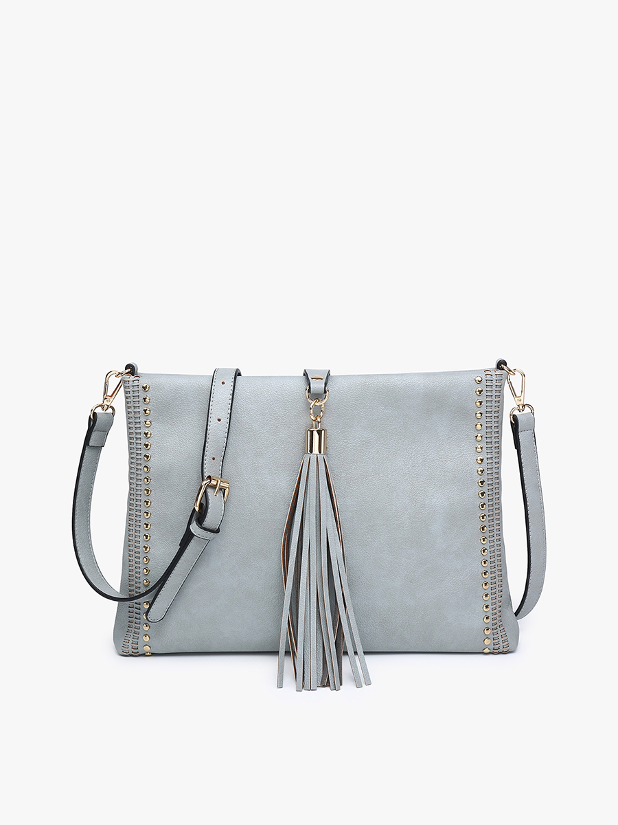 Marie Crossbody- Grey Blue