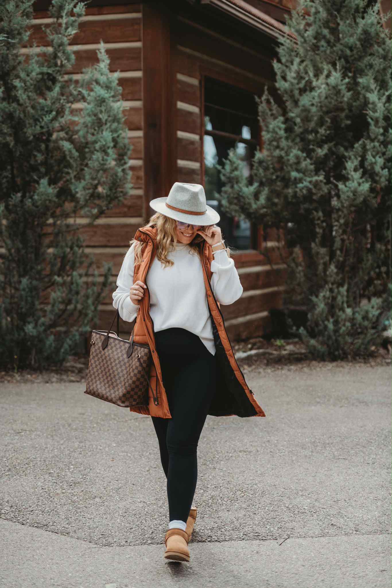Harlow Vest- Cinnamon