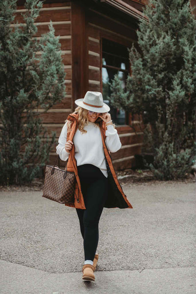 Harlow Vest- Cinnamon