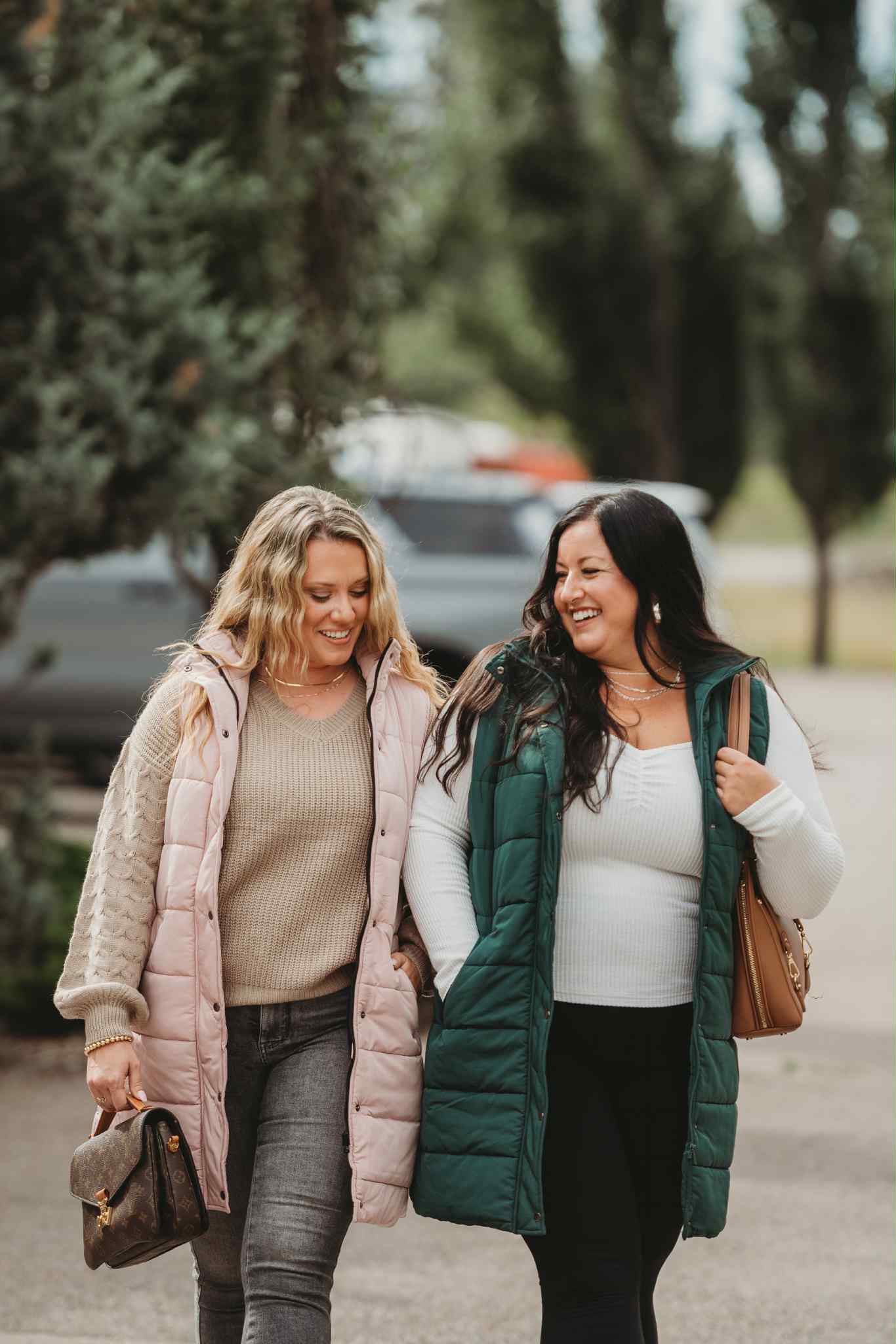 Harlow Vest- Hunter Green