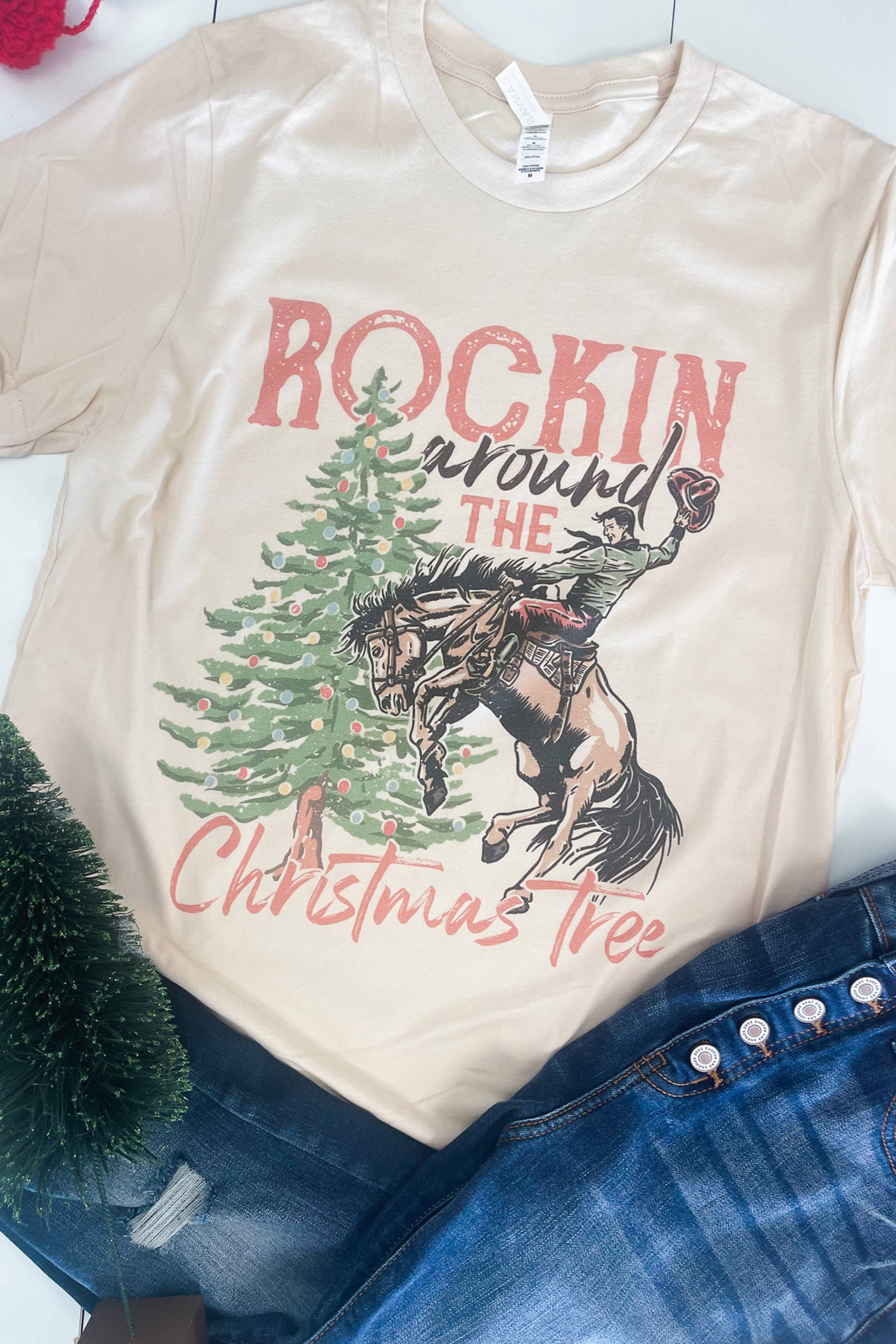 Rockin' Around the Christmas Tree Graphic Tee