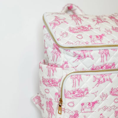 Cowgirl Pattern Backpack