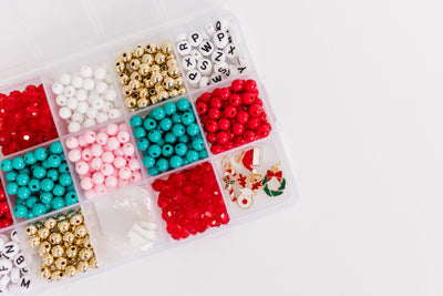 Christmas Merry & Bright DIY Stretchy Bracelet Craft Kit