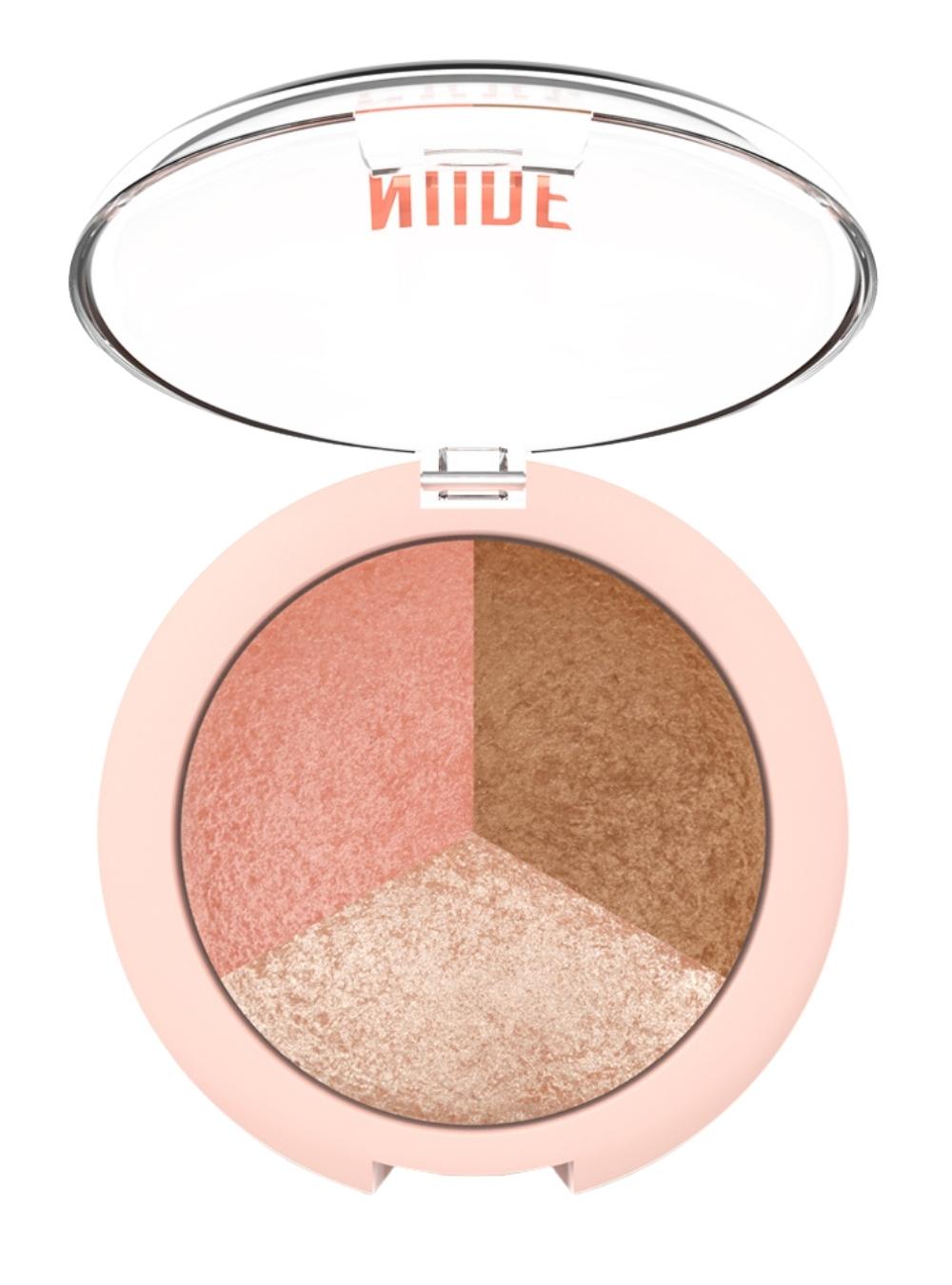 Nude Look Baked Trio Face Powder