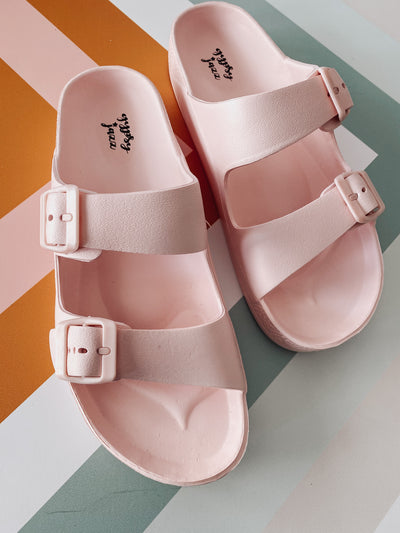 Blush Slide Sandals