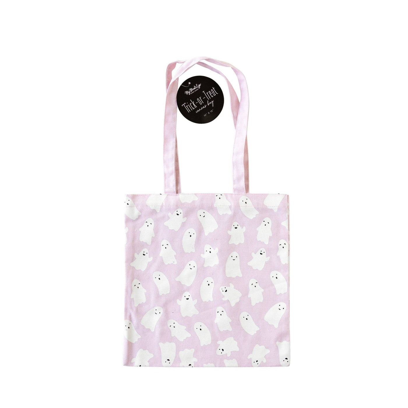 Pink Ghosts Canvas Tote
