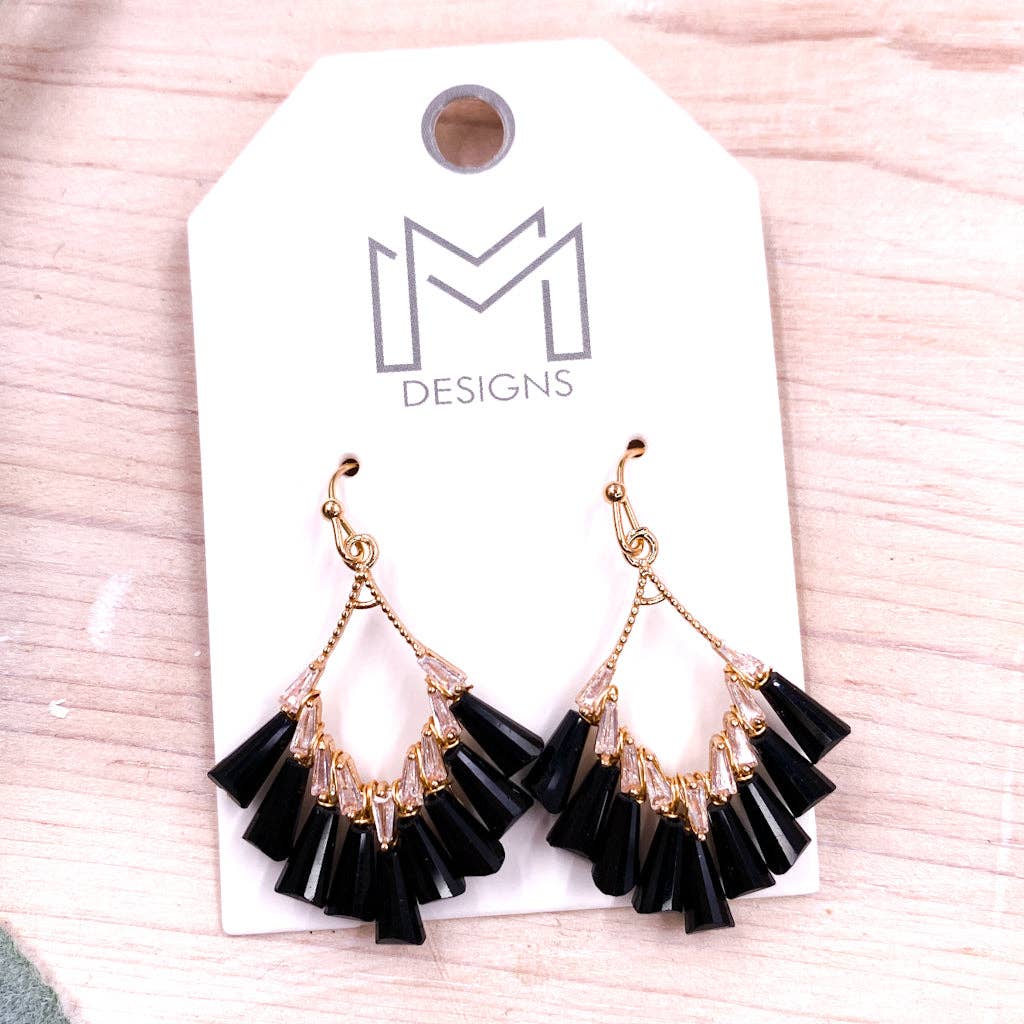Lana Earrings - Black