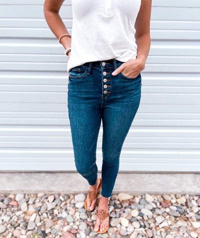 Judy Blue Dark Wash Classic Skinny