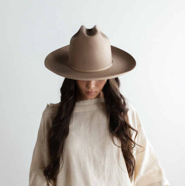 Ezra Western Hat- Tan